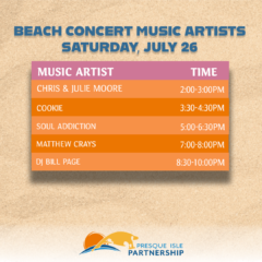 BEACH CONCERT CARD