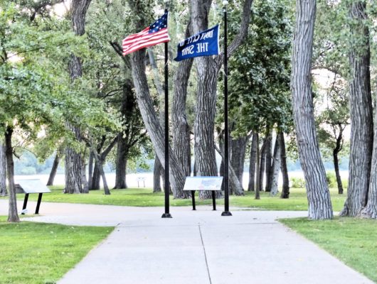 Perry Monument Flagpoles & Interpretive Panels