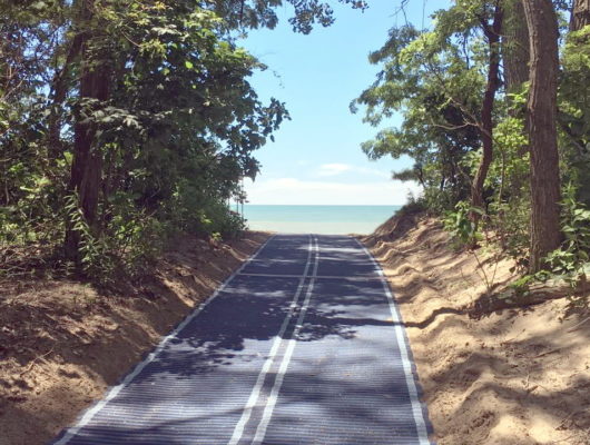 Mobi-Mats = Easier Beach Access